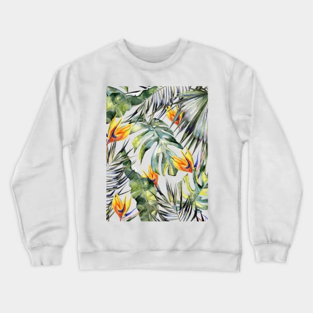 TROPICAL GARDEN B Crewneck Sweatshirt by MagicDreams